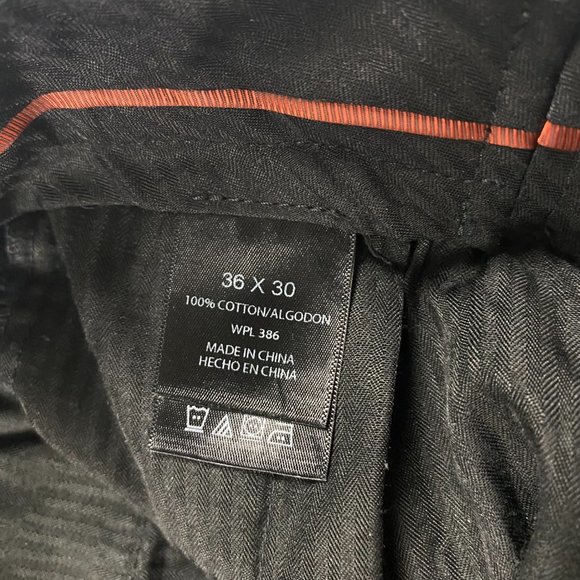 Vintage Y2K Haggar Wide Wale Blue Pleated Corduroy Pants Men's 36 x 30 Skater - Picture 7 of 13